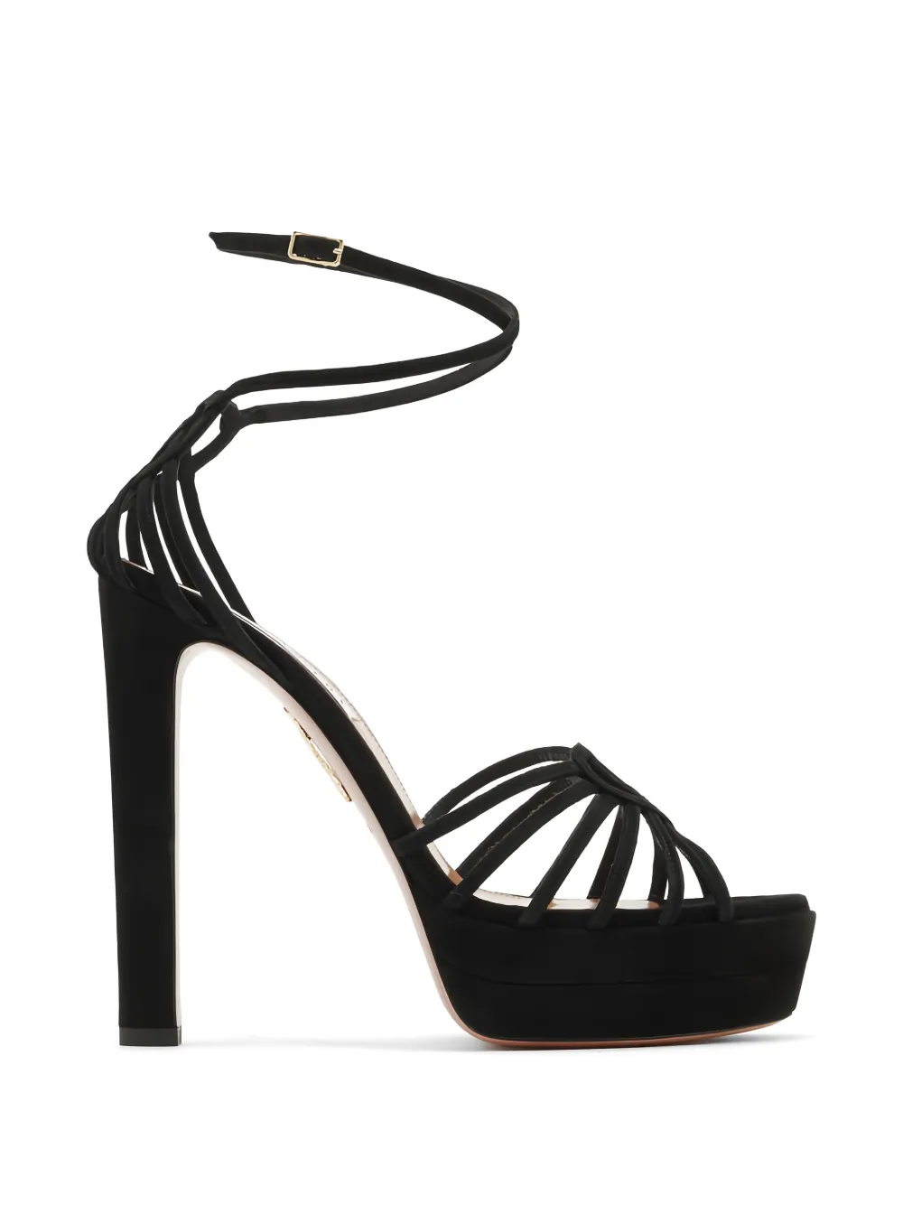 Aquazzura Sweetheart sandalen met plateauzool Zwart