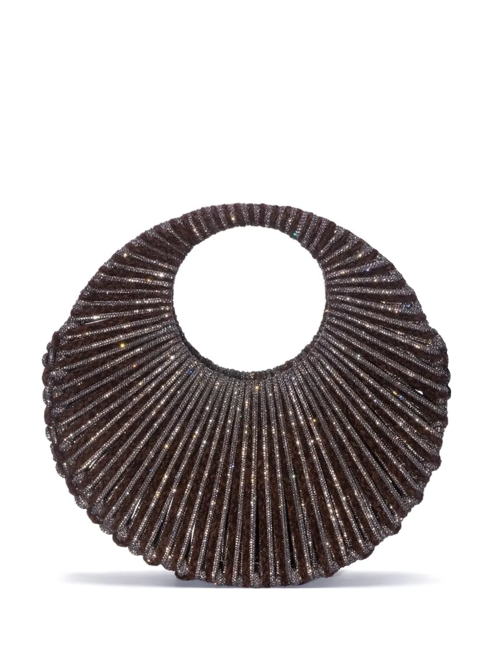 Hibourama medium Jaya crystal tote bag - Marrone