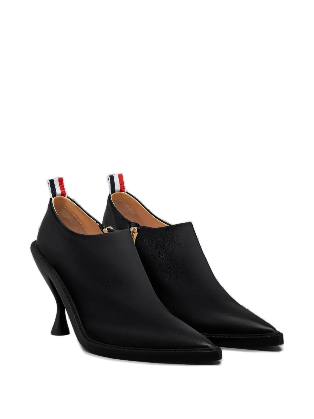 Thom Browne nappa-leather ankle boot Zwart