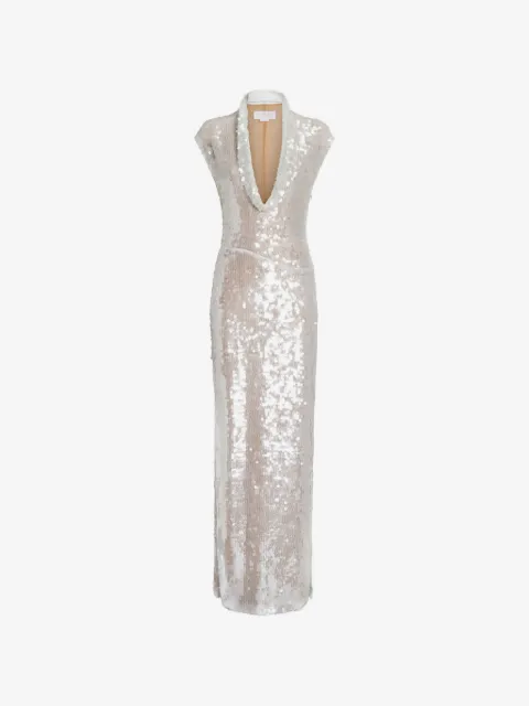 Genny vestido de fiesta bordado con lentejuelas