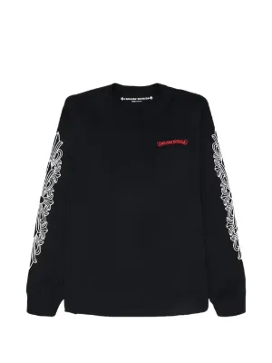 CHROME HEARTS matty boy ポケットTシャツ ブラック Chrome Hearts x Matty Boy Chomper chest-pocket floral-print T