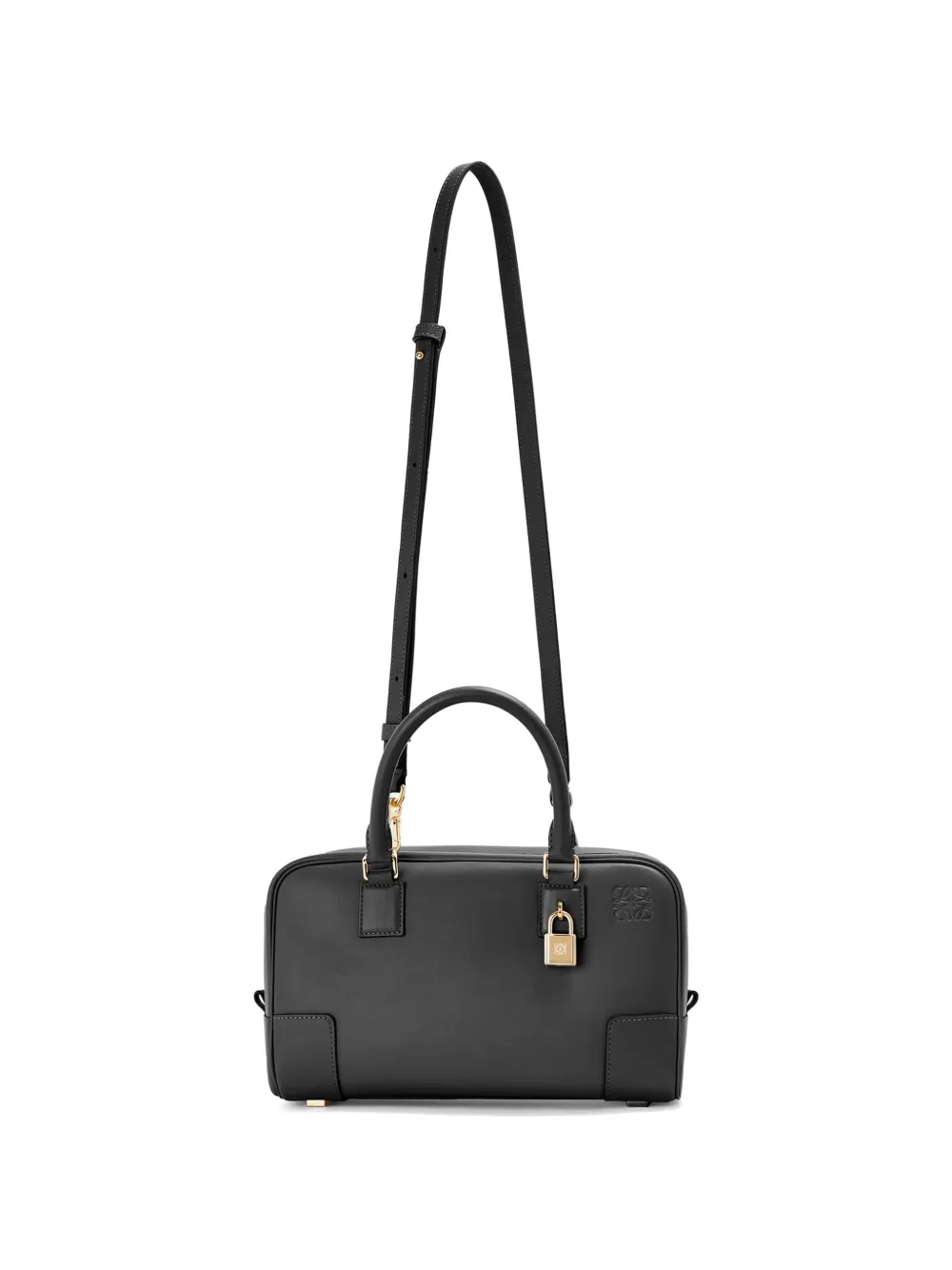 LOEWE Amazona 28 leren shopper Zwart