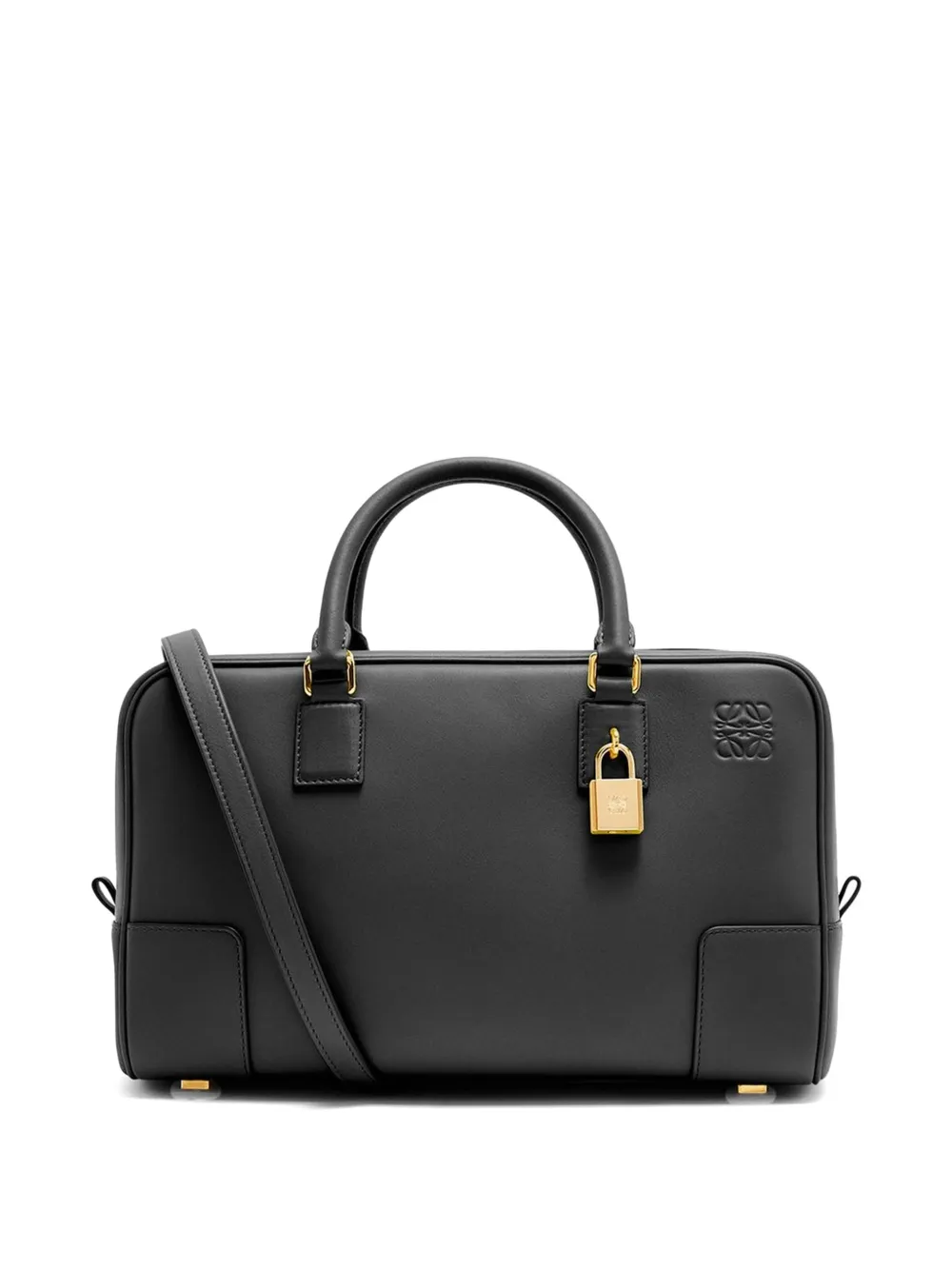LOEWE Amazona 28 leren shopper Zwart
