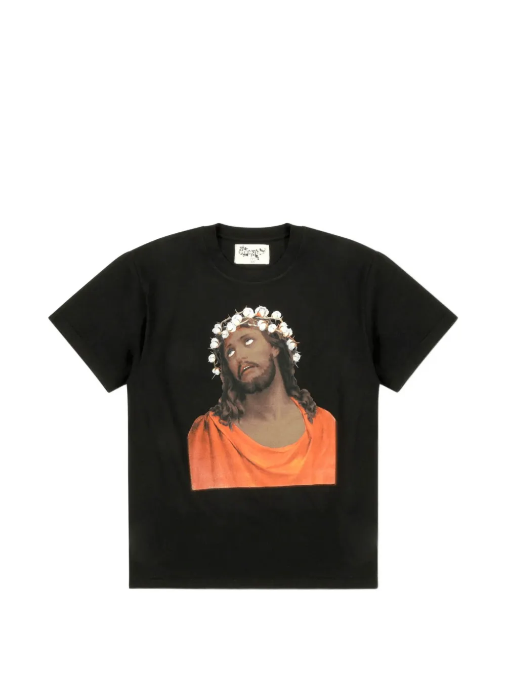 Denim Tears T-shirt a maniche corte con stampa grafica - Nero