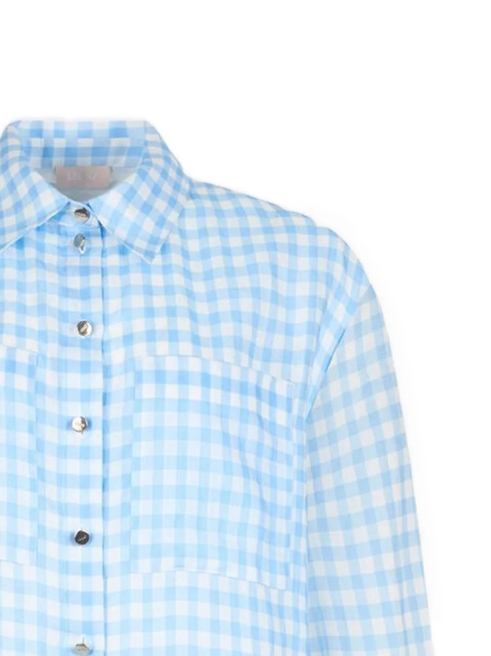 LIU JO Vichy blouse Blauw