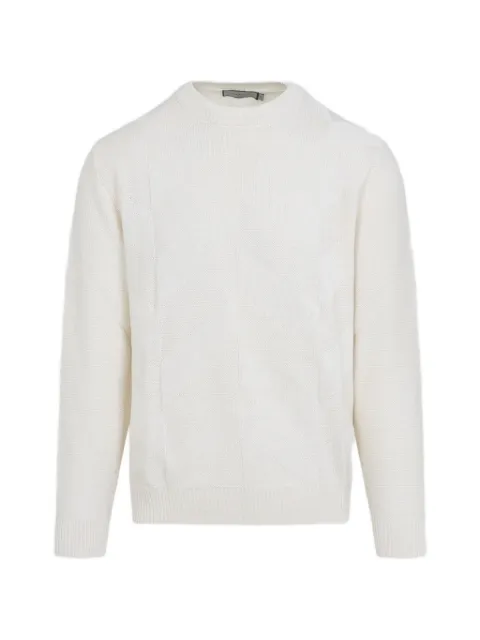 Canali geometric knitted jumper