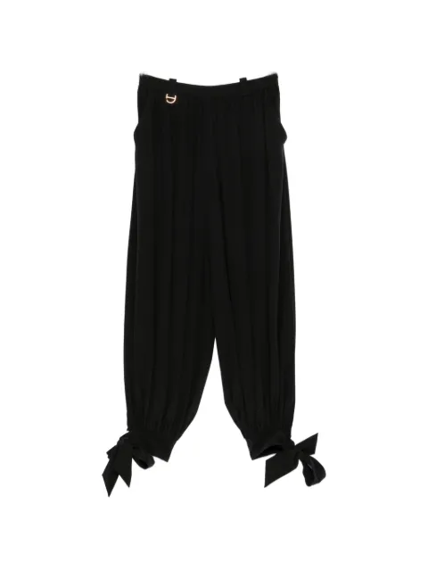 Chloé tie detail trousers