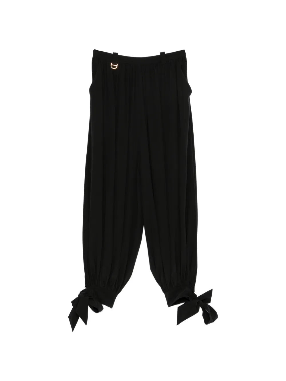 Chloé tie detail trousers - Nero