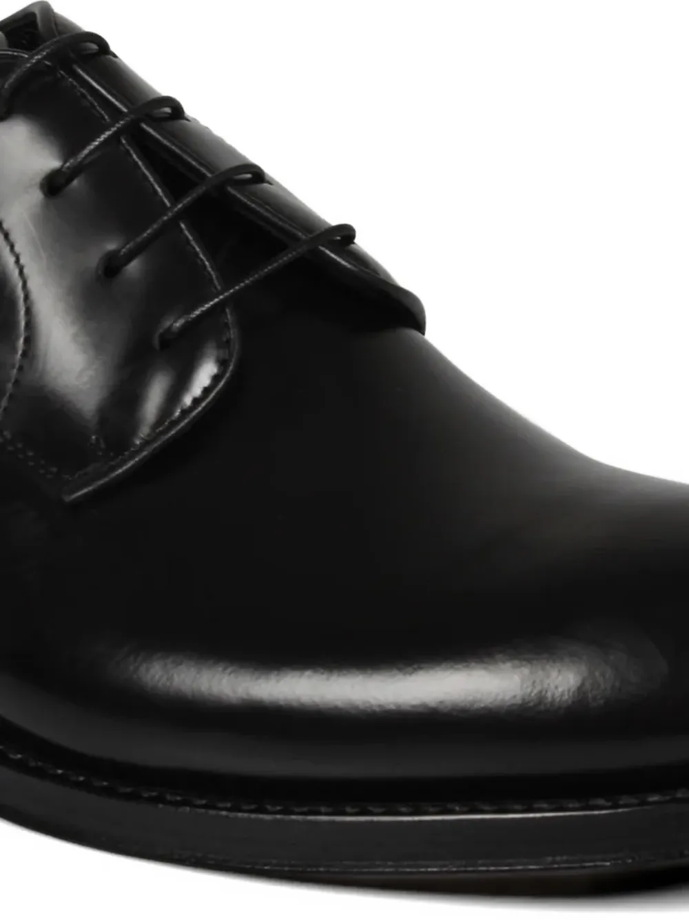 corvari Leren derby schoenen Zwart