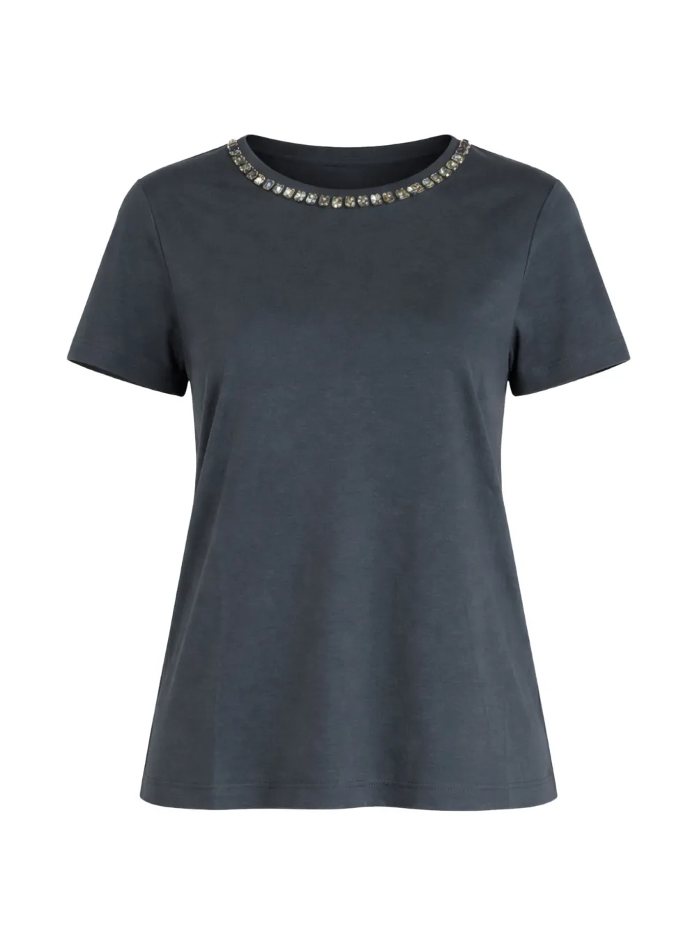 'S Max Mara crystal-embellished T-shirt - Blu