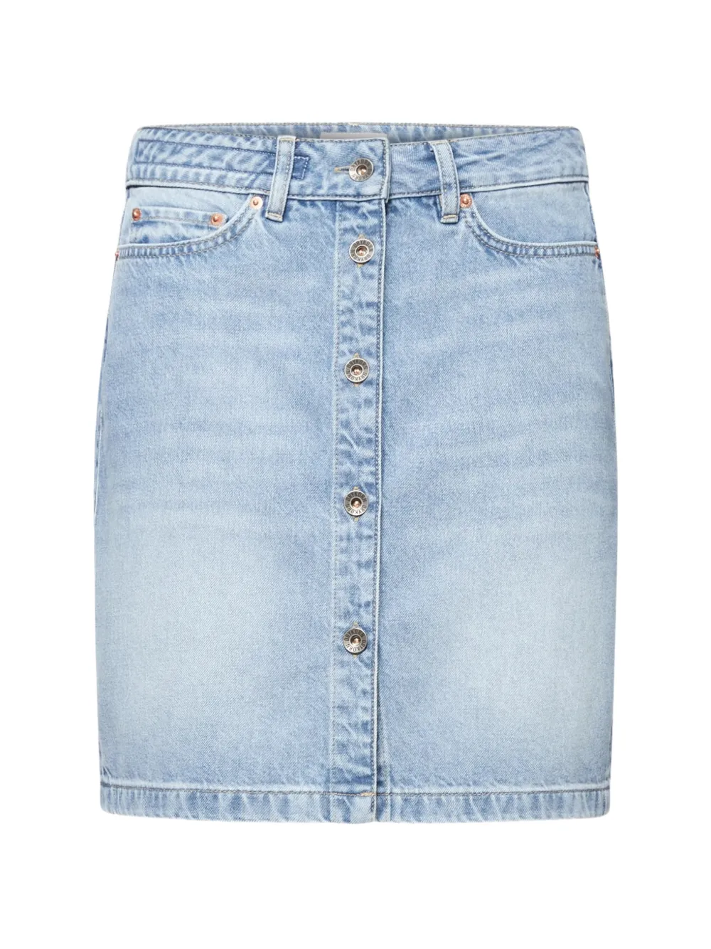 Drykorn Afson buttoned mini skirt - Blu