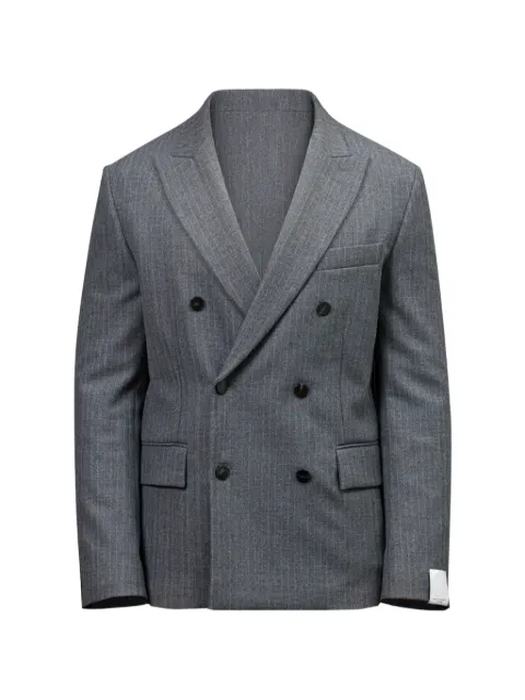 Paolo Pecora pinstriped double-breasted blazer