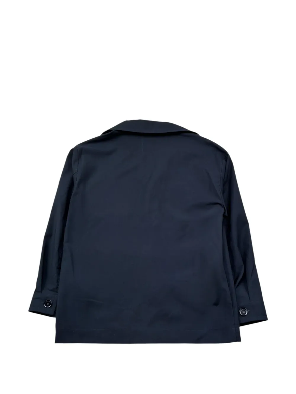  Paolo Pecora Kids Button Flap Jacket - Blue 