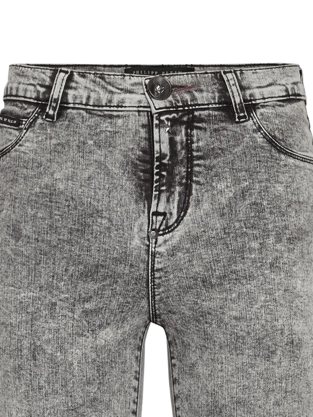 Philipp Plein New Jegging Statement denim jeans Grijs
