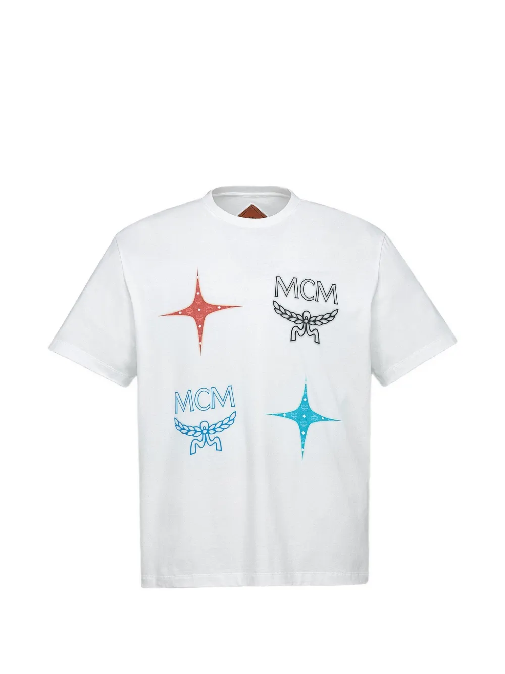 MCM constellation print T-shirt - Bianco