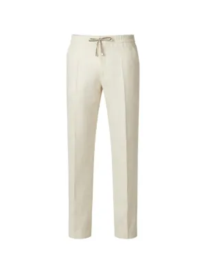 Ralph Lauren パープルレーベル　チノパン　オフホワイト　スラックス Ralph Lauren Purple Label プリーツ ウールパンツ | ニュートラル
