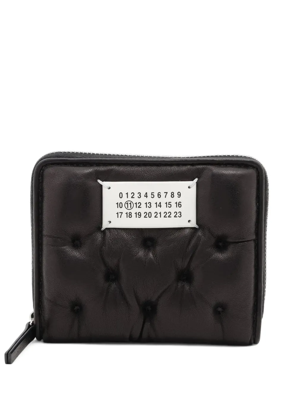 Maison Margiela leather zip wallet - Nero