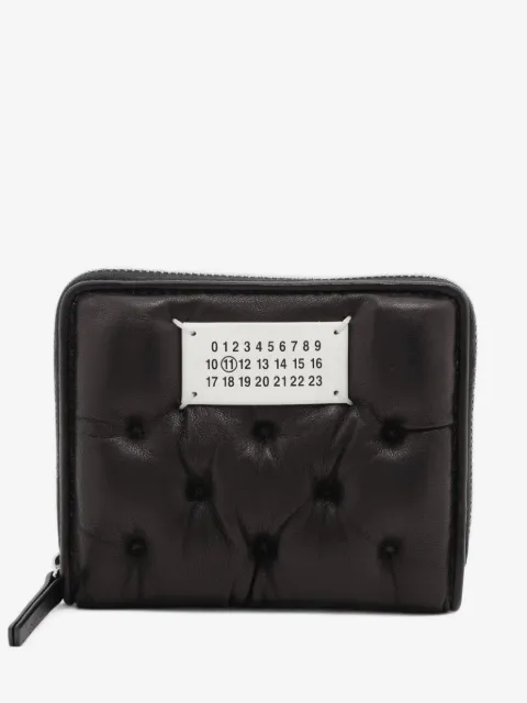 Maison Margiela cartera Glam Slam con cierre de piel