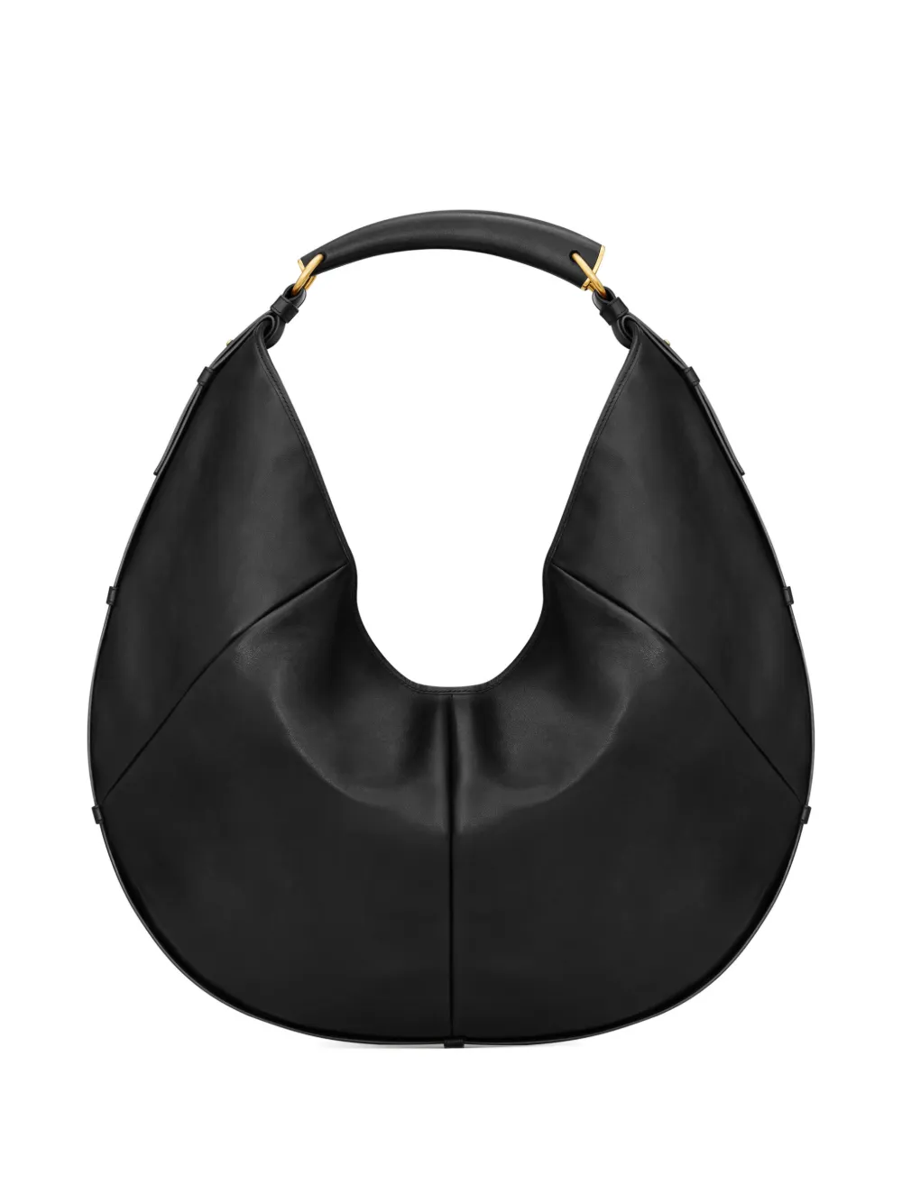  Saint Laurent Large Mombasa Shoulder Bag - Black 