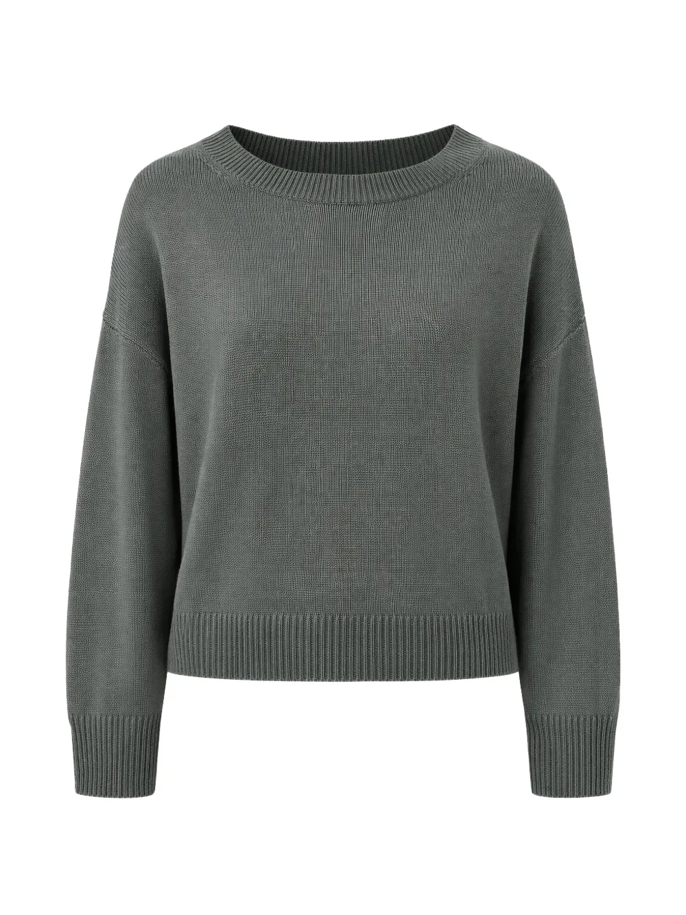 Calvin Klein ribbed crew-neck sweater - Verde