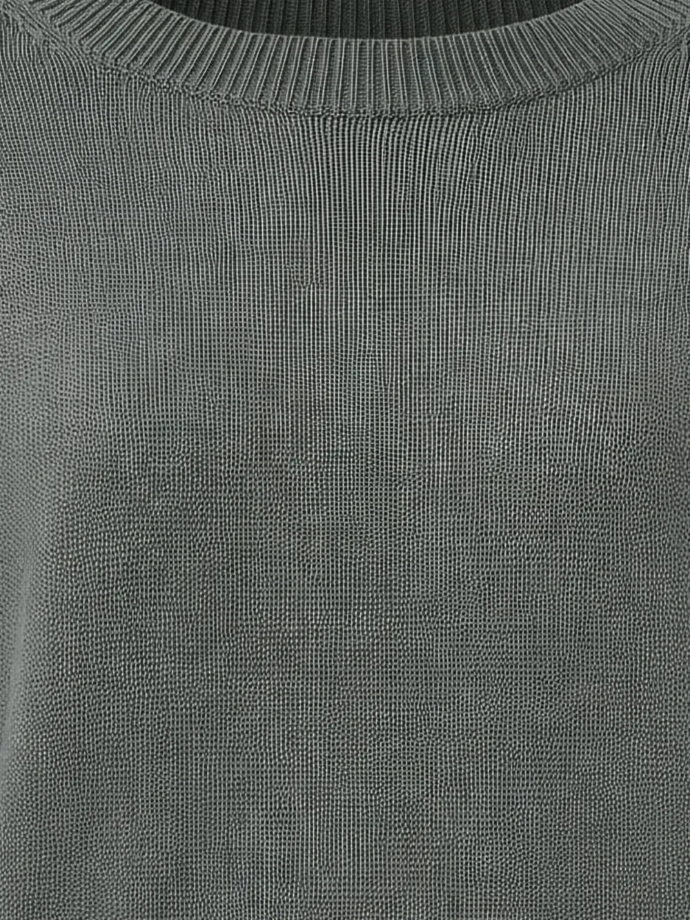  Calvin Klein Ribbed Crew-neck Sweater - Green 