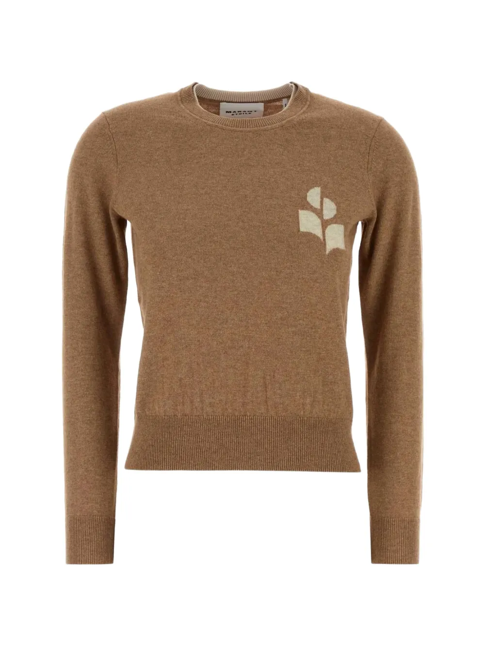 ISABEL MARANT graphic-detail sweater - Marrone