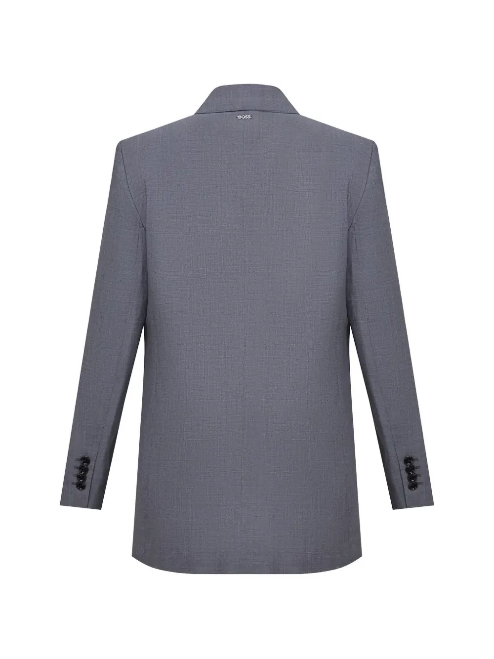  Boss Double-breasted Wool Jacket - Grey 