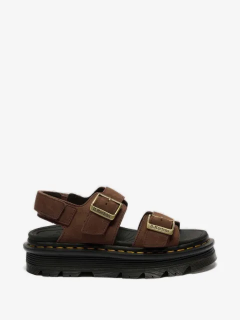 Dr. Martens sandalias Zebzag de piel y hebilla