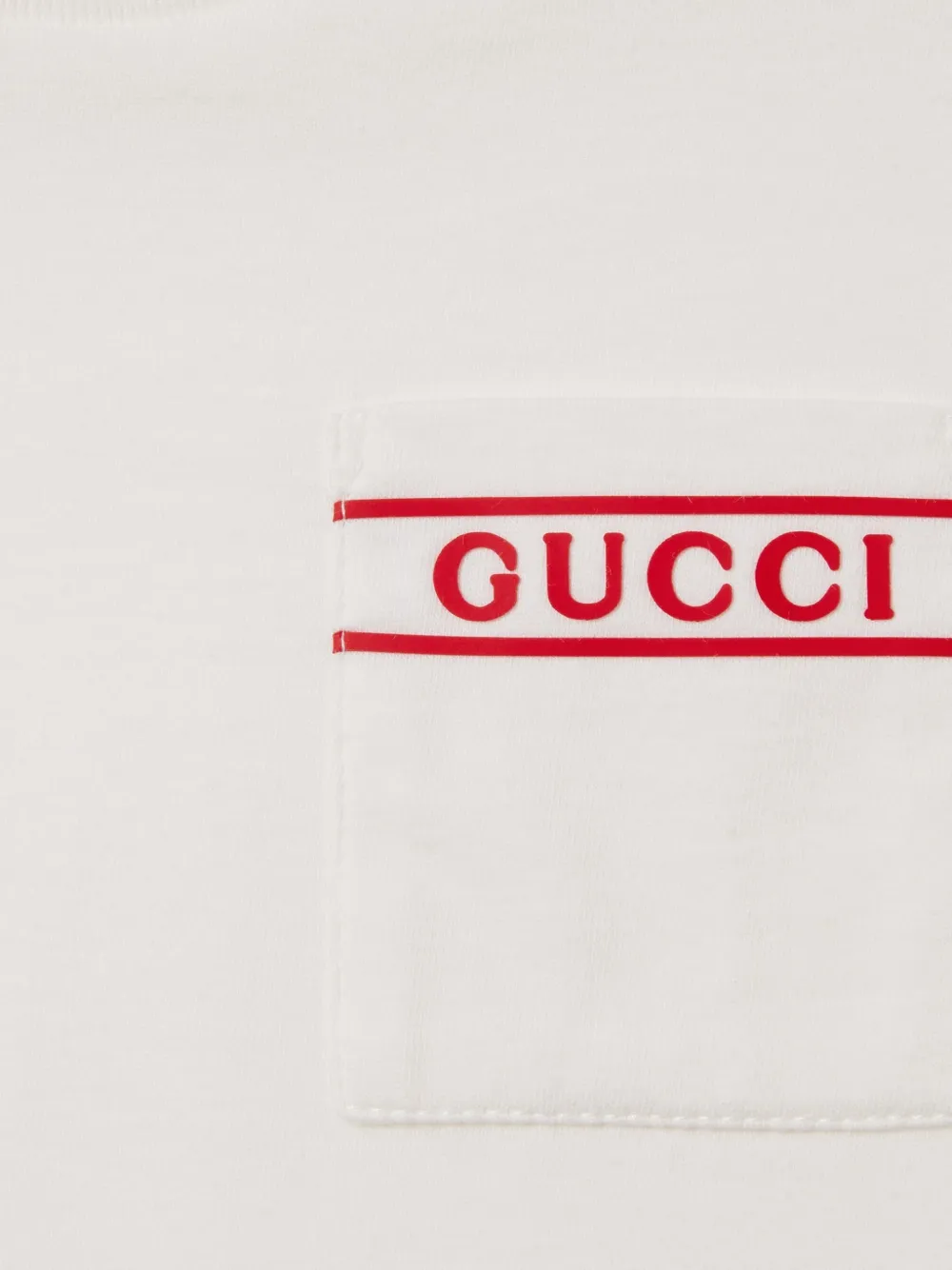 Gucci Kids Chest-pocket T-shirt - Neutrals 