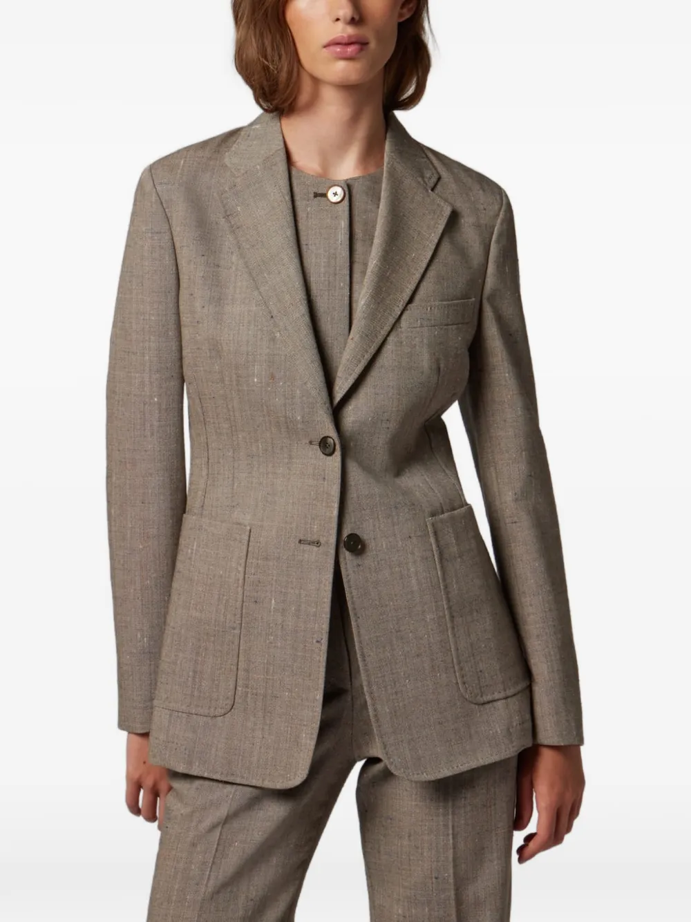 Paul Smith Top met knopen Bruin