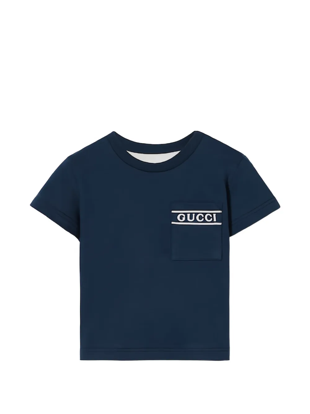 Gucci Kids chest-pocket T-shirt - Blau