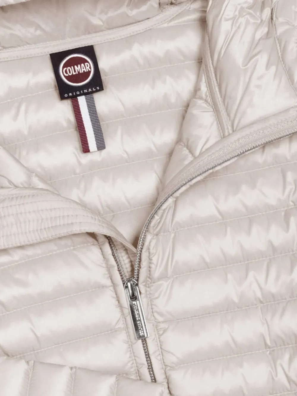  Colmar Hooded Short Jacket - Neutrals 