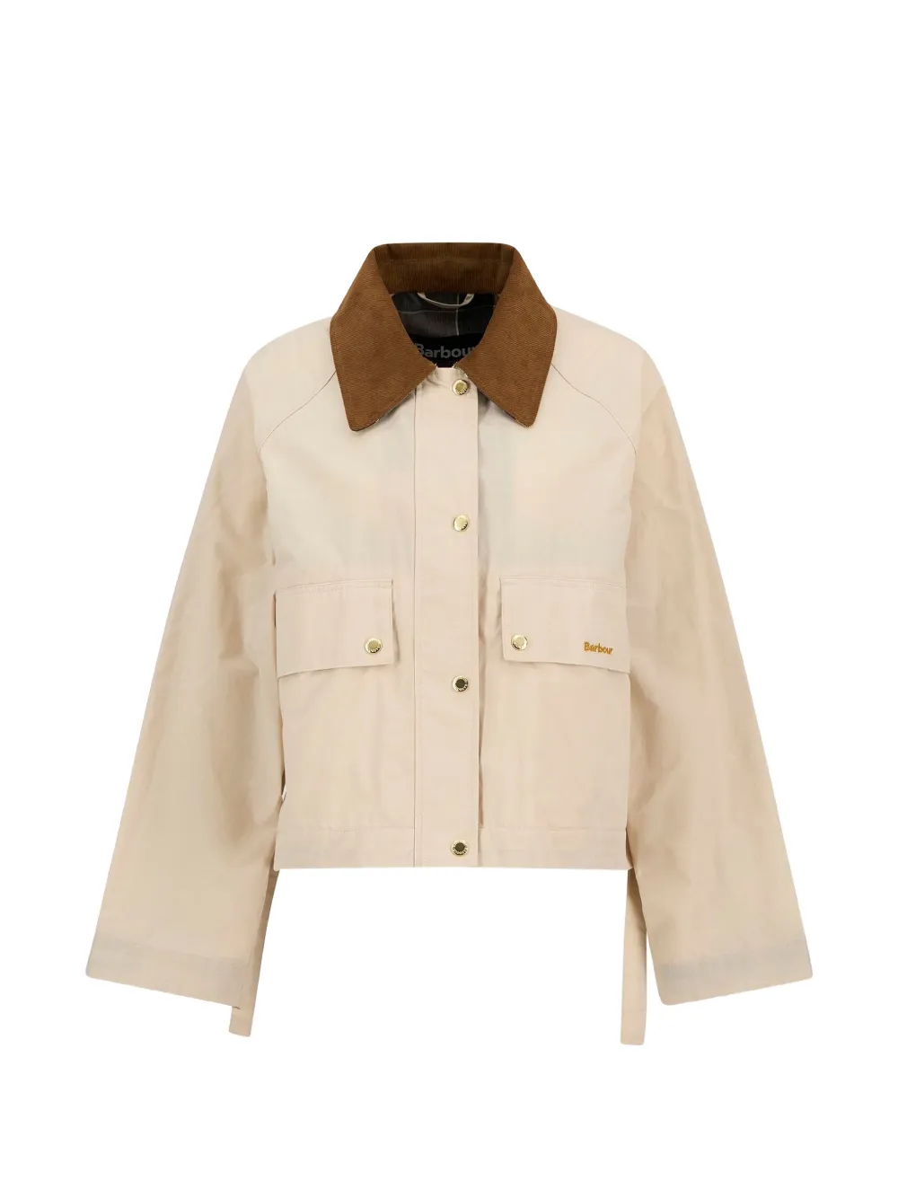 Barbour Medland corduroy-collar jacket - Toni neutri