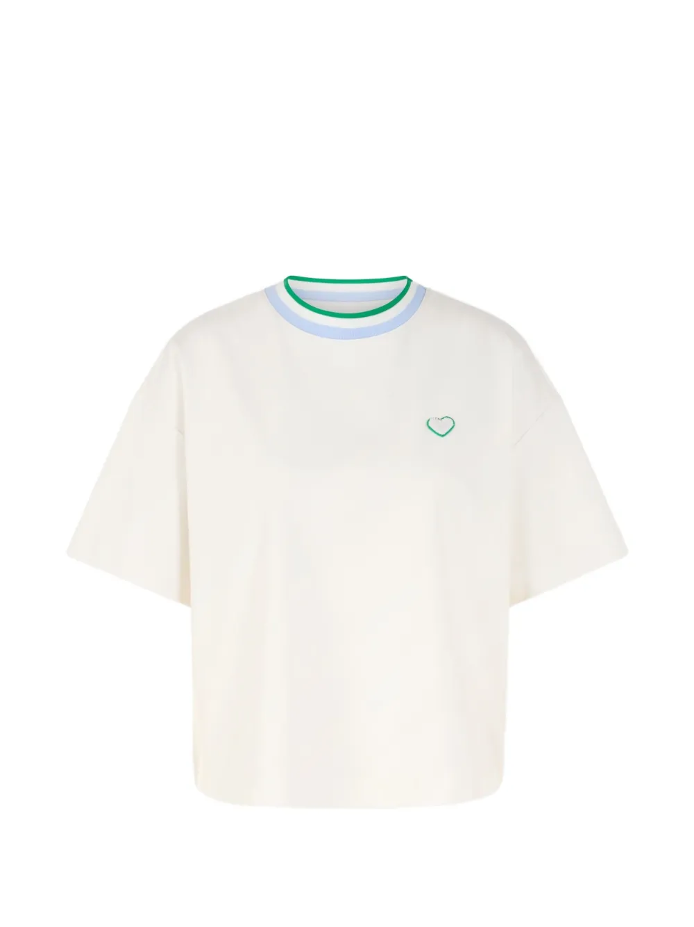 MARCCAIN heart-detail T-shirt - Nude