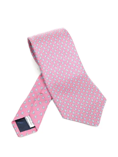 Ferragamo patterned silk tie