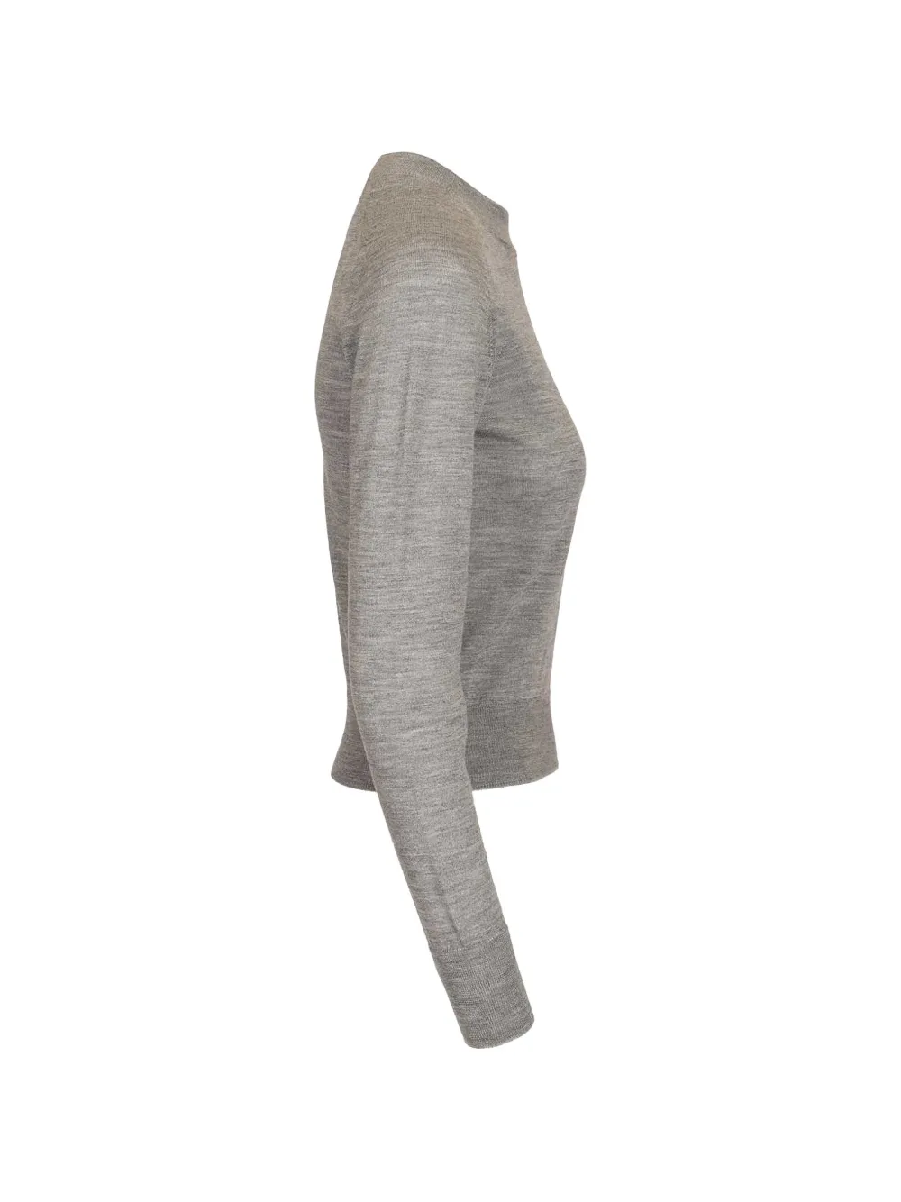  Ami Paris Logo-embroidered Sweater - Grey 