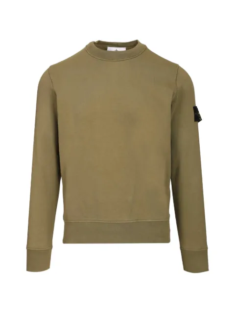 Stone Island sudadera con parche del logo