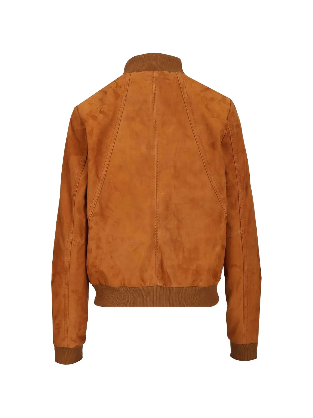  Blusotto Suede Bomber Jacket - Brown 