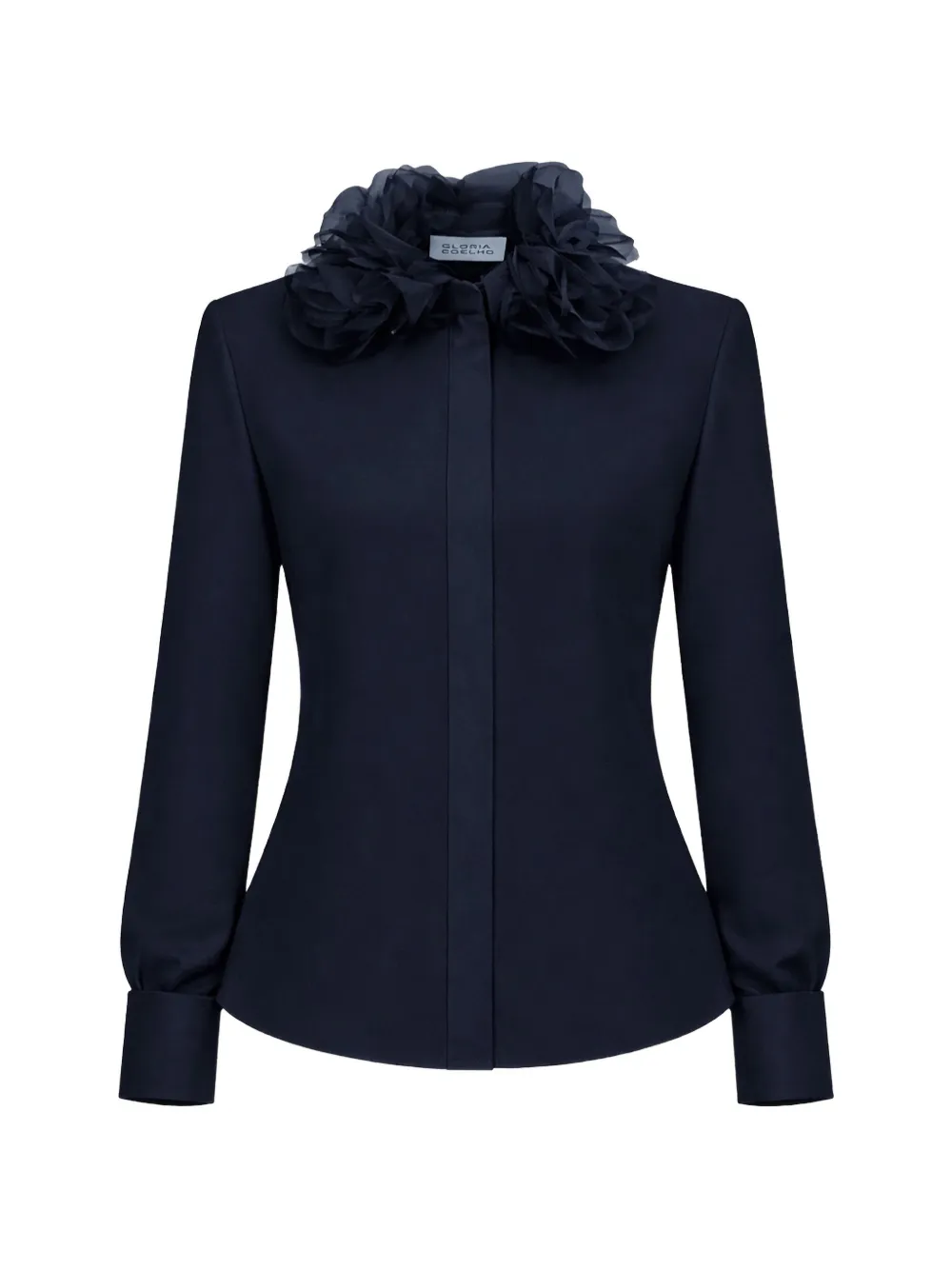 Gloria Coelho floral-motif blouse - Blu