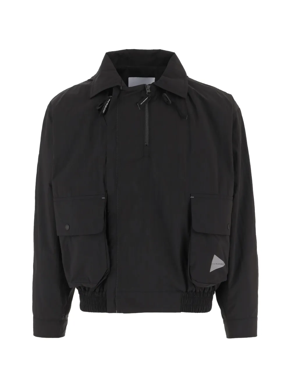 and Wander hooded pocket jacket - Nero