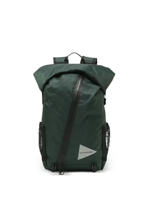 and Wander logo backpack