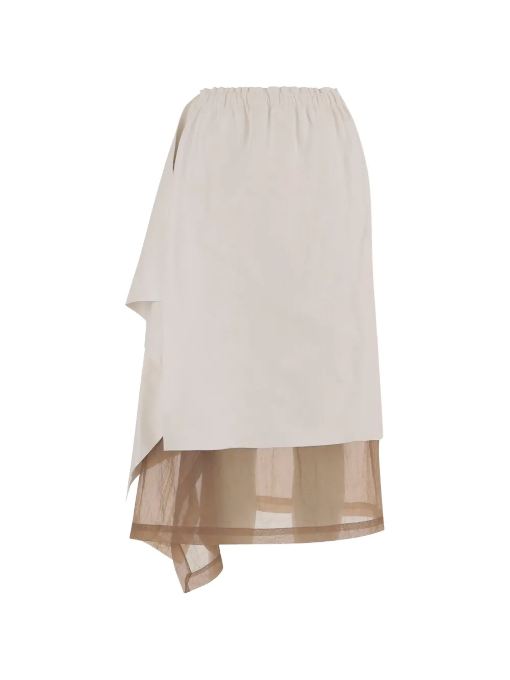 Niccolò Pasqualetti leather skirt - Nude