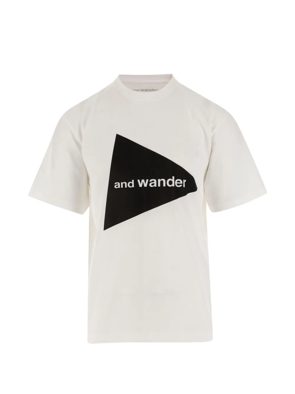 and Wander logo-detail T-shirt - Bianco