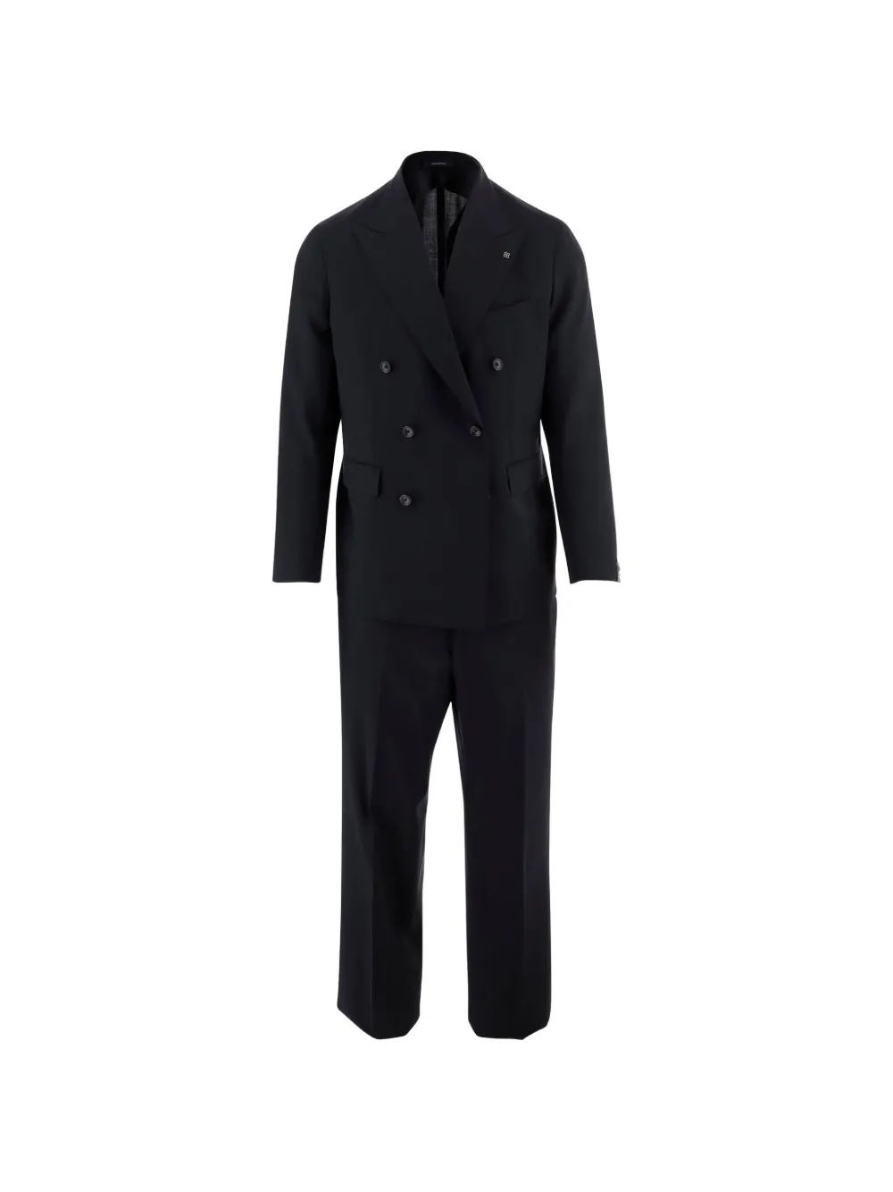 Tagliatore double-breasted wool suit - Blu