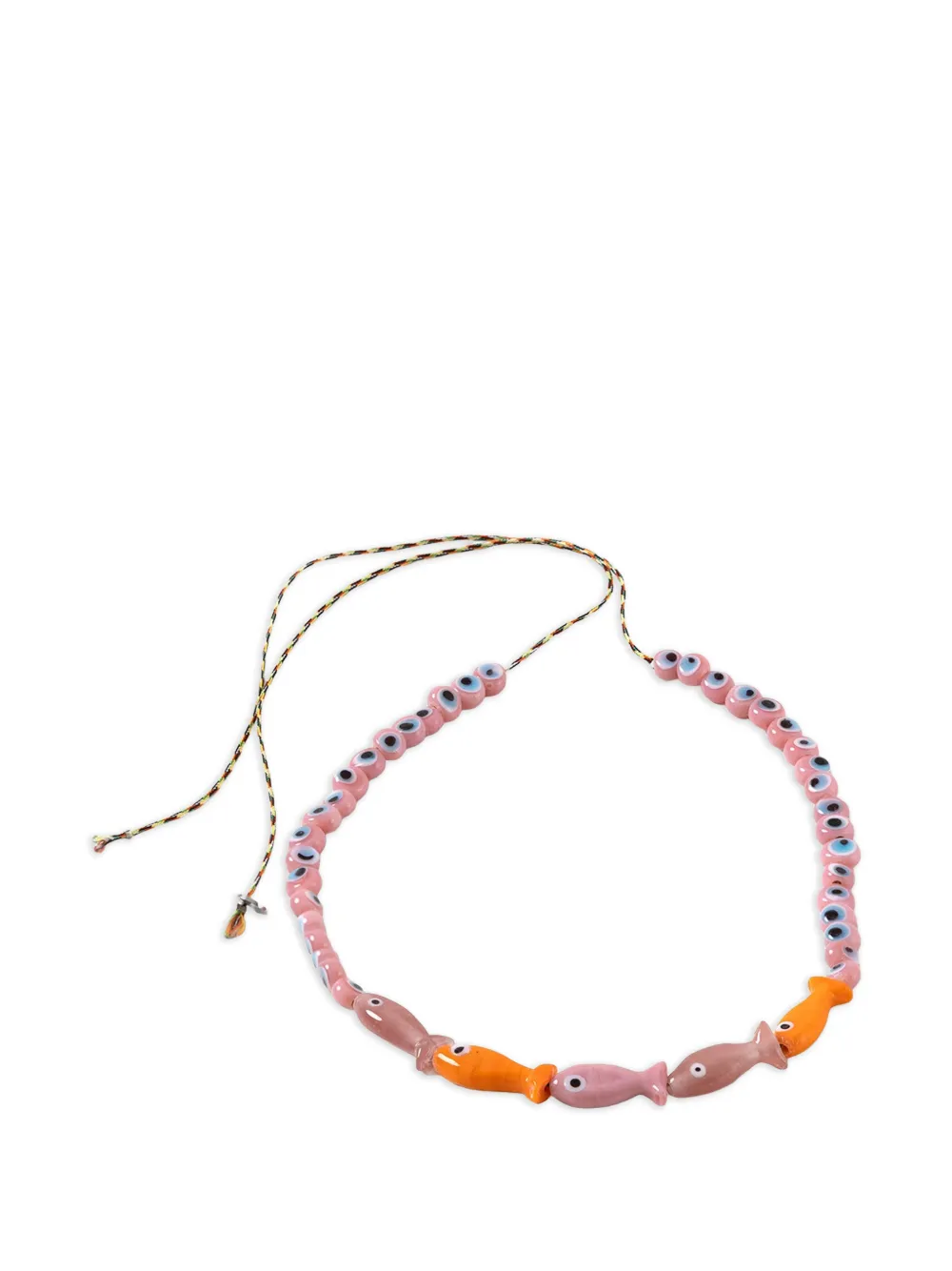 Sorbet Island fish beaded bracelet - Rosa