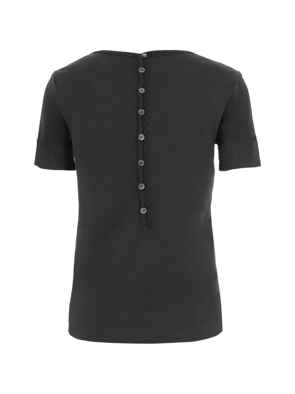 Jacquemus T-shirt met korte mouwen en knopen Zwart