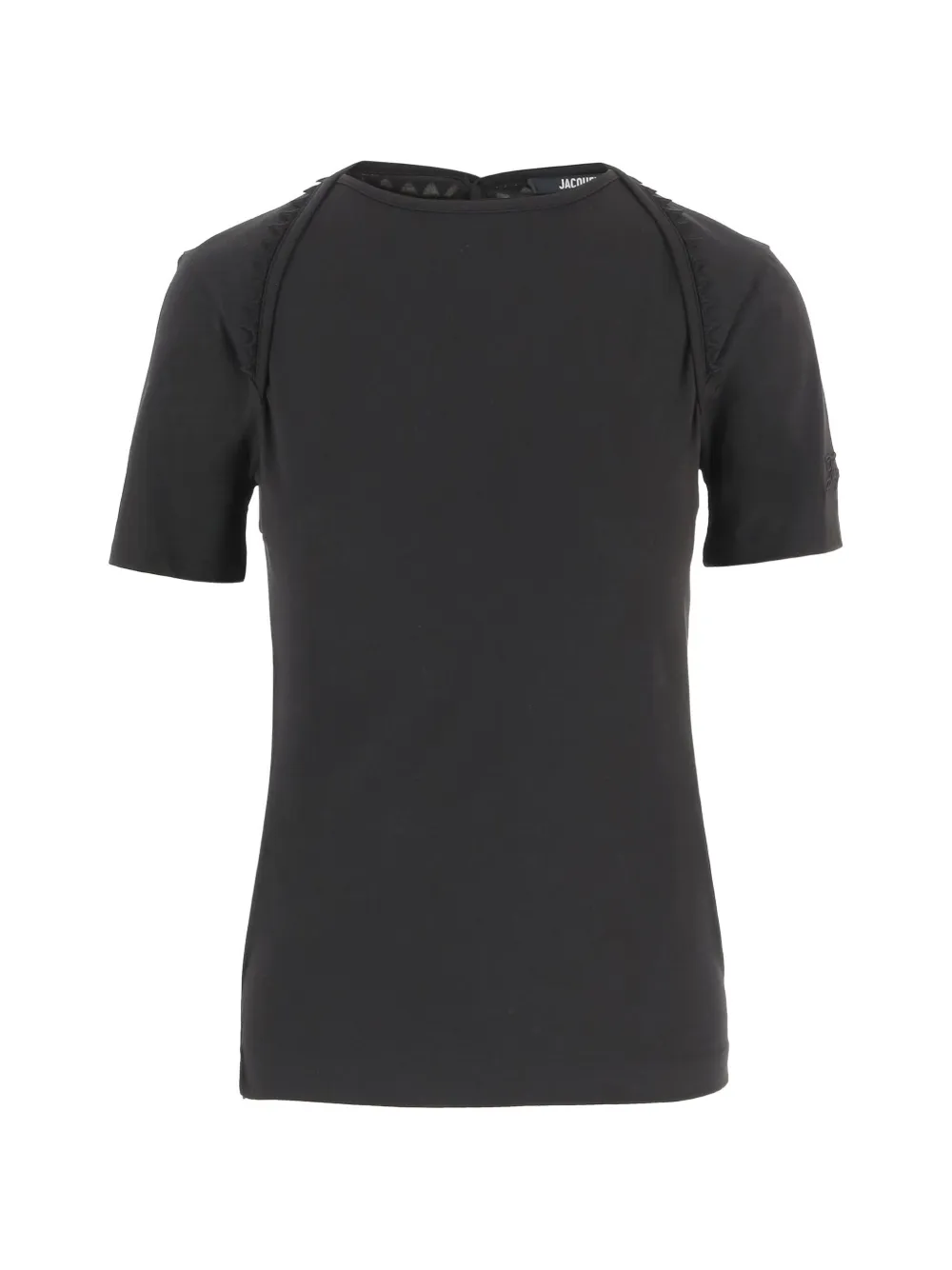 Jacquemus short-sleeve button T-shirt - Nero