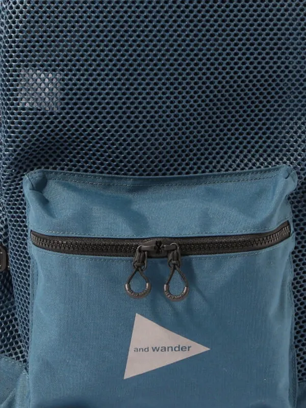 And Wander 3D Mesh Backpack | Blue | FARFETCH JO