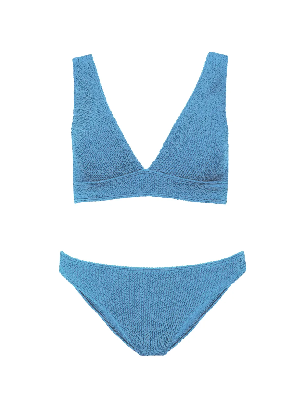 Sorbet Island Aqua textured bikini - Blu
