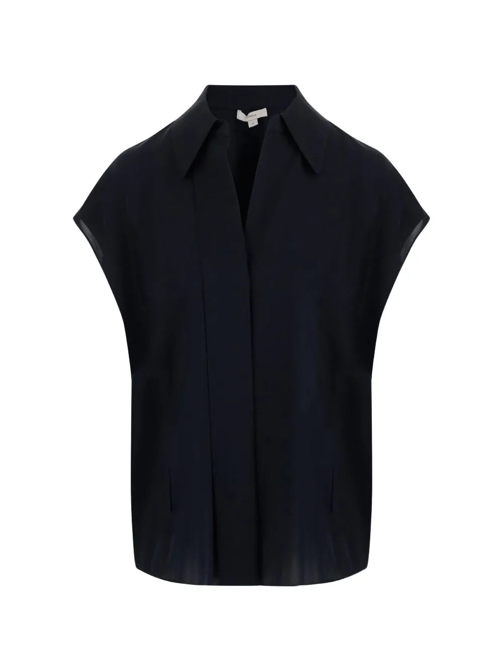Vince classic-collar shirt - Blu